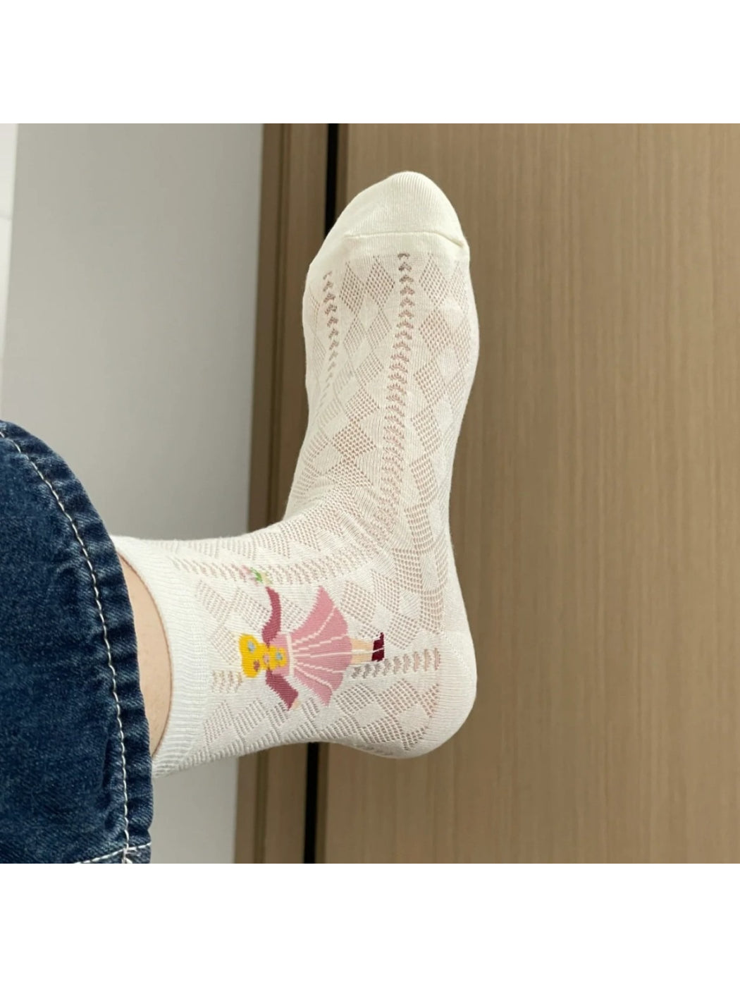 Rufia - Storybook Figure Motif Crew Socks product image 1