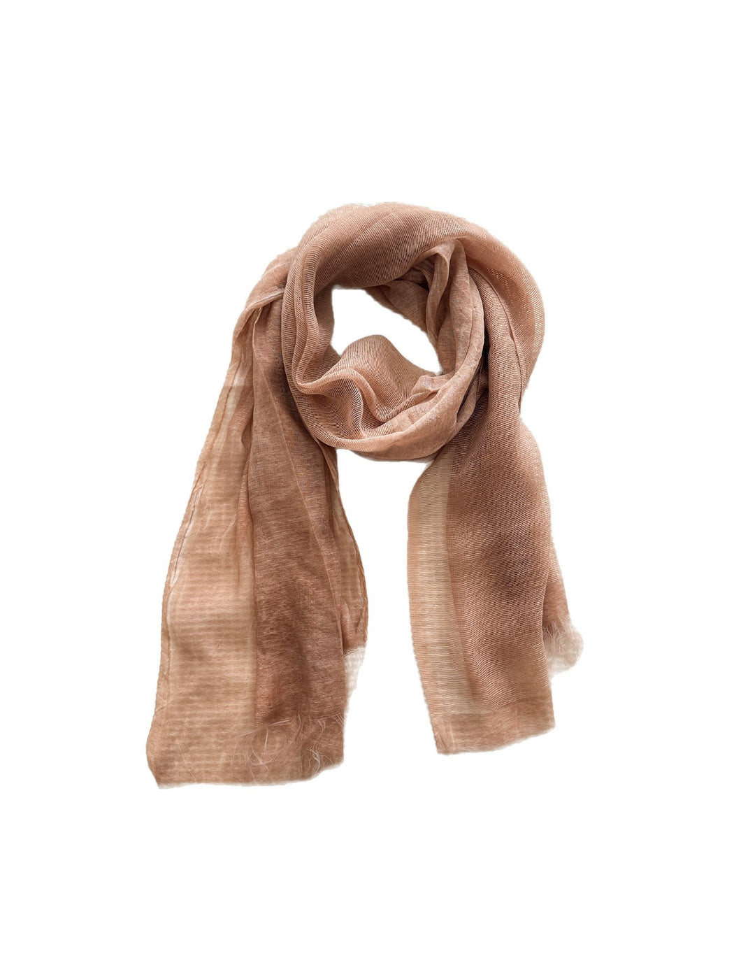 Scarvii - Fringe Edge Woven Long Scarf