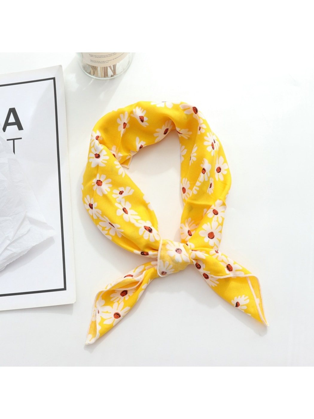 Scarvii - Floral Fashion Square Scarf