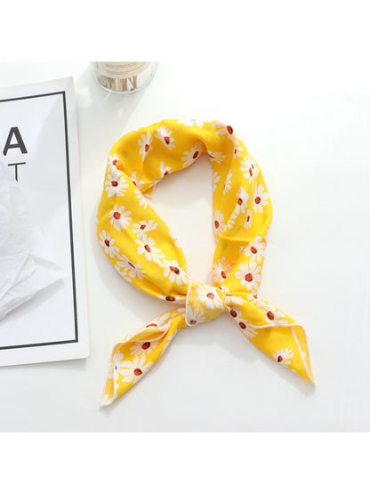 Scarvii - Floral Fashion Square Scarf