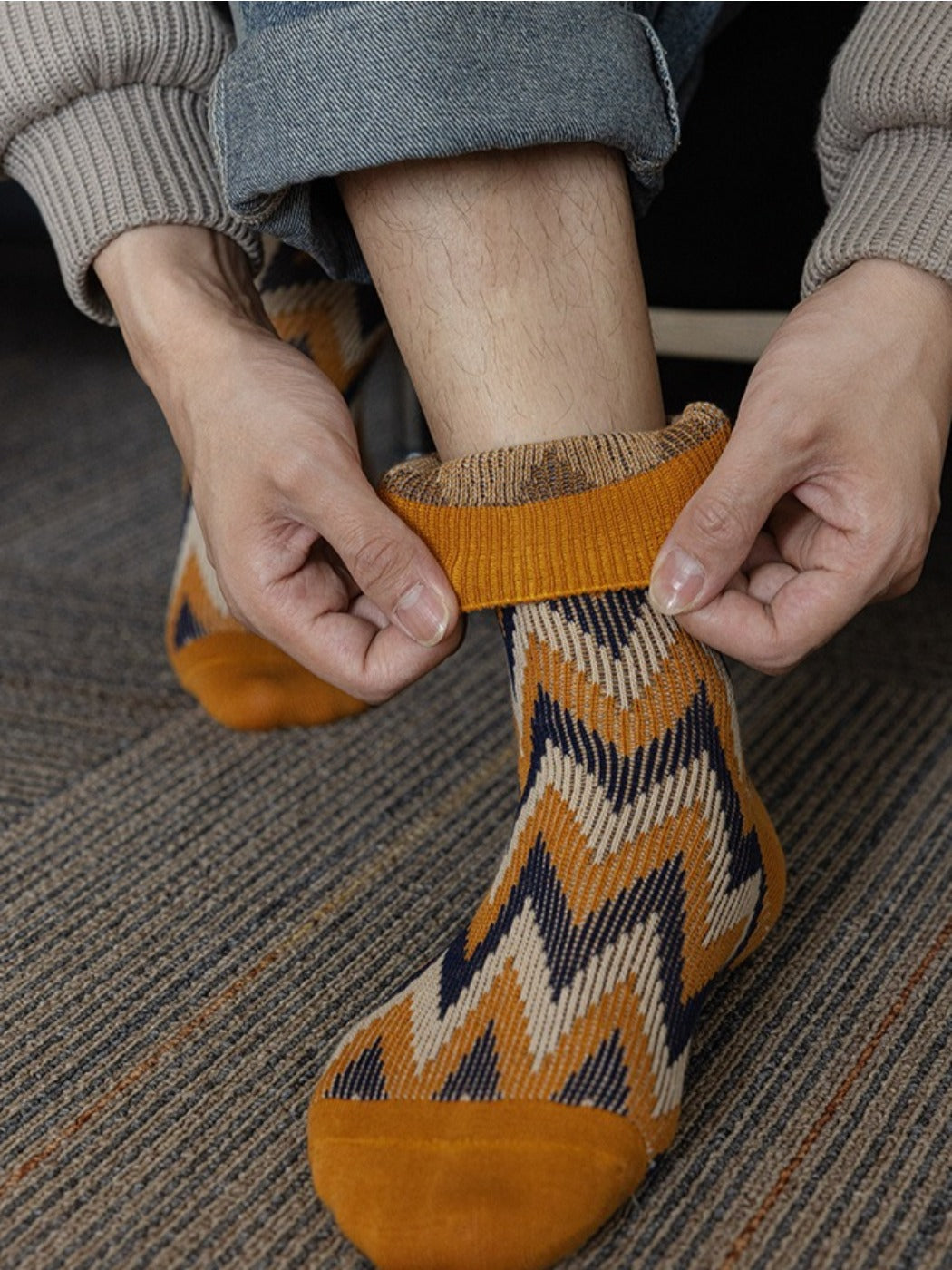 Rufia - Vintage Fashion Thick Mid-Calf Socks