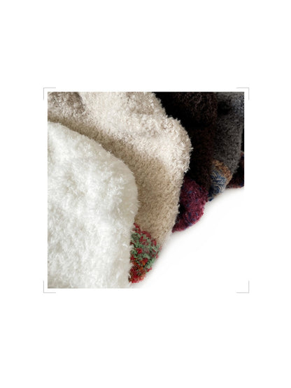 Haila - Bear Ear Knitted Beanie with Tie