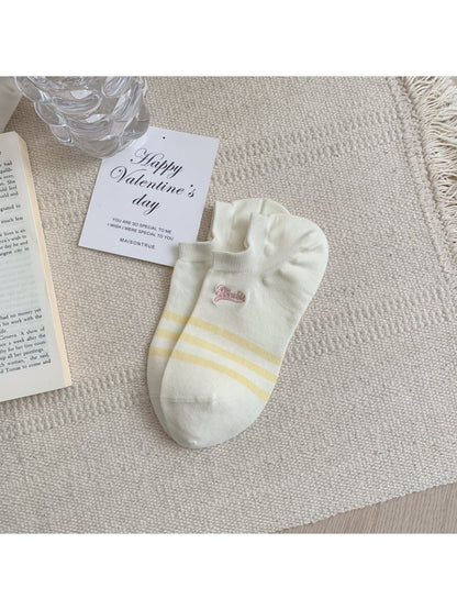 Rufia - Stripe Ankle No Show Socks product image 9