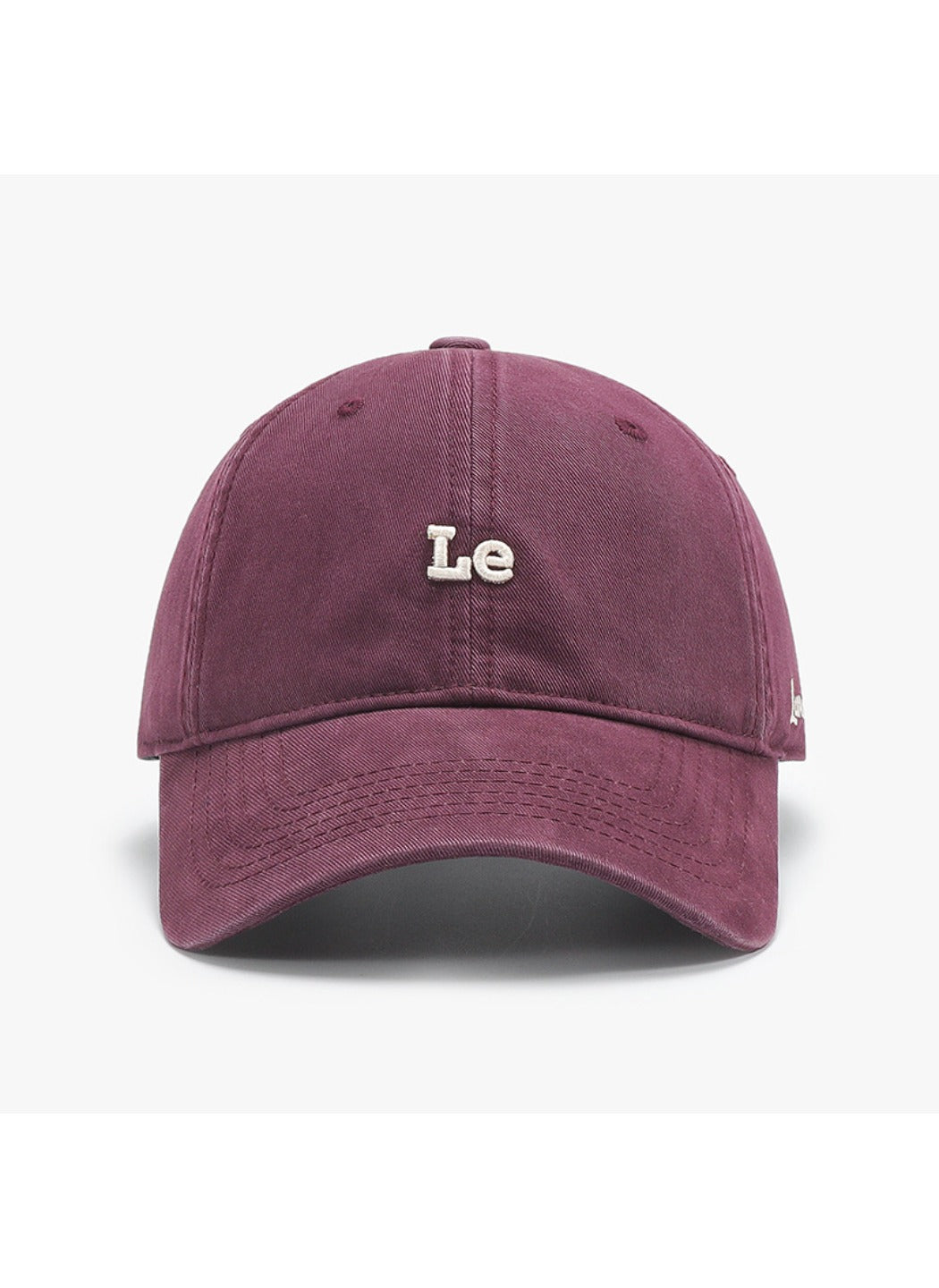 Haila - Casual Letter‑Print Curved‑Brim Baseball Cap