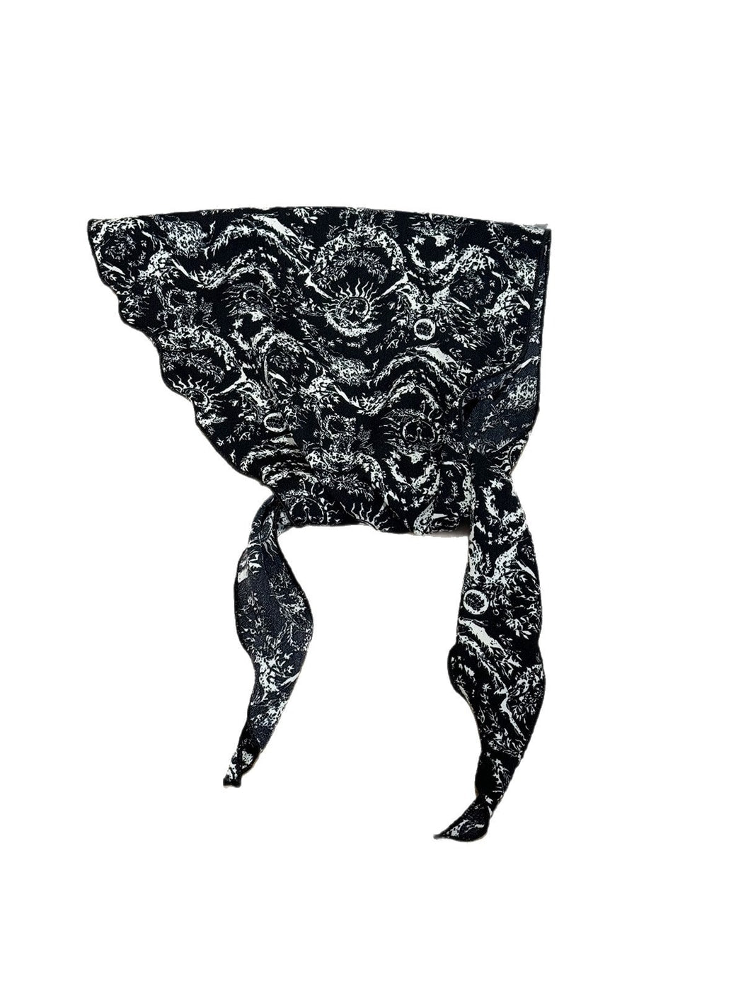 Scarvii - Vintage Plaid Printed Triangle Bandana