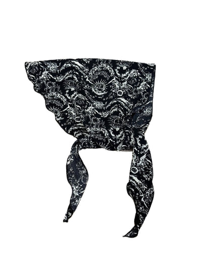 Scarvii - Vintage Plaid Printed Triangle Bandana