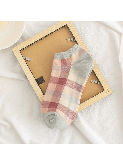 Rufia - Summer Plaid Ankle Socks