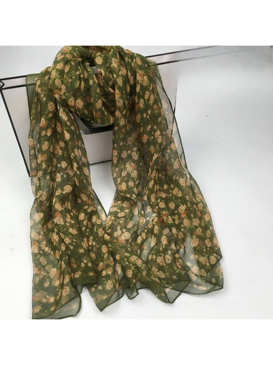 Scarvii - Women's Floral Patterned Scarf - Versatile & Stylish