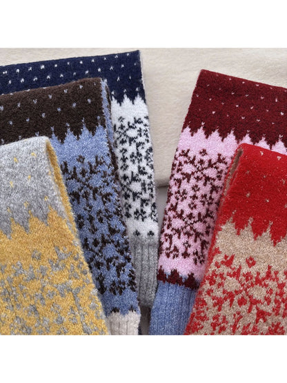 Scarvii - Fair Isle Knit Long Scarf