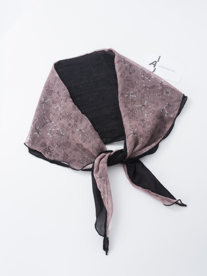 Scarvii - Boho Floral Triangle Bandana Scarf