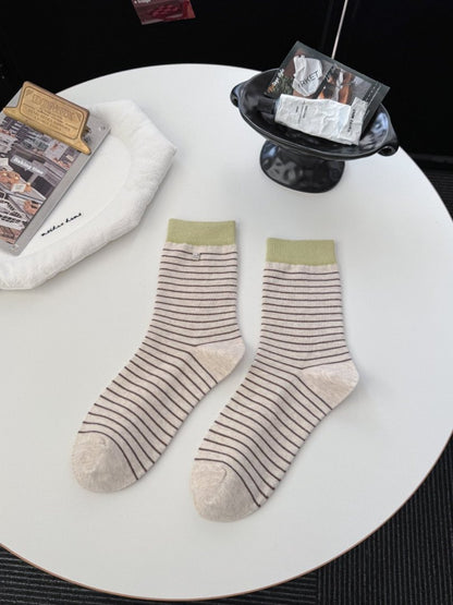 Rufia - smooth Fine Stripe Crew Socks product image 8