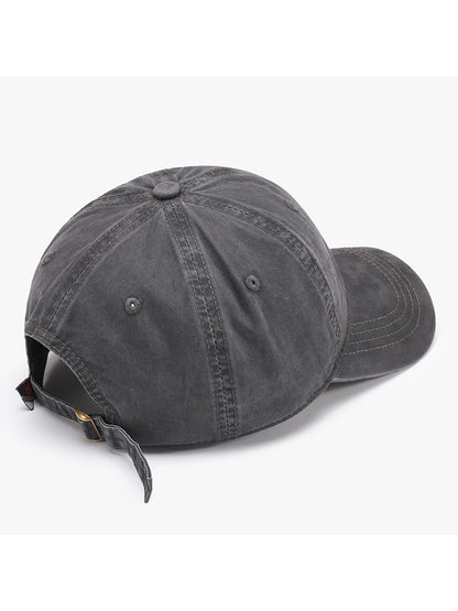 Haila - Curved Brim Round Crown Baseball Cap
