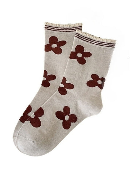 Rufia - Lovely Cartoon-Pattern Winter Socks for Girls