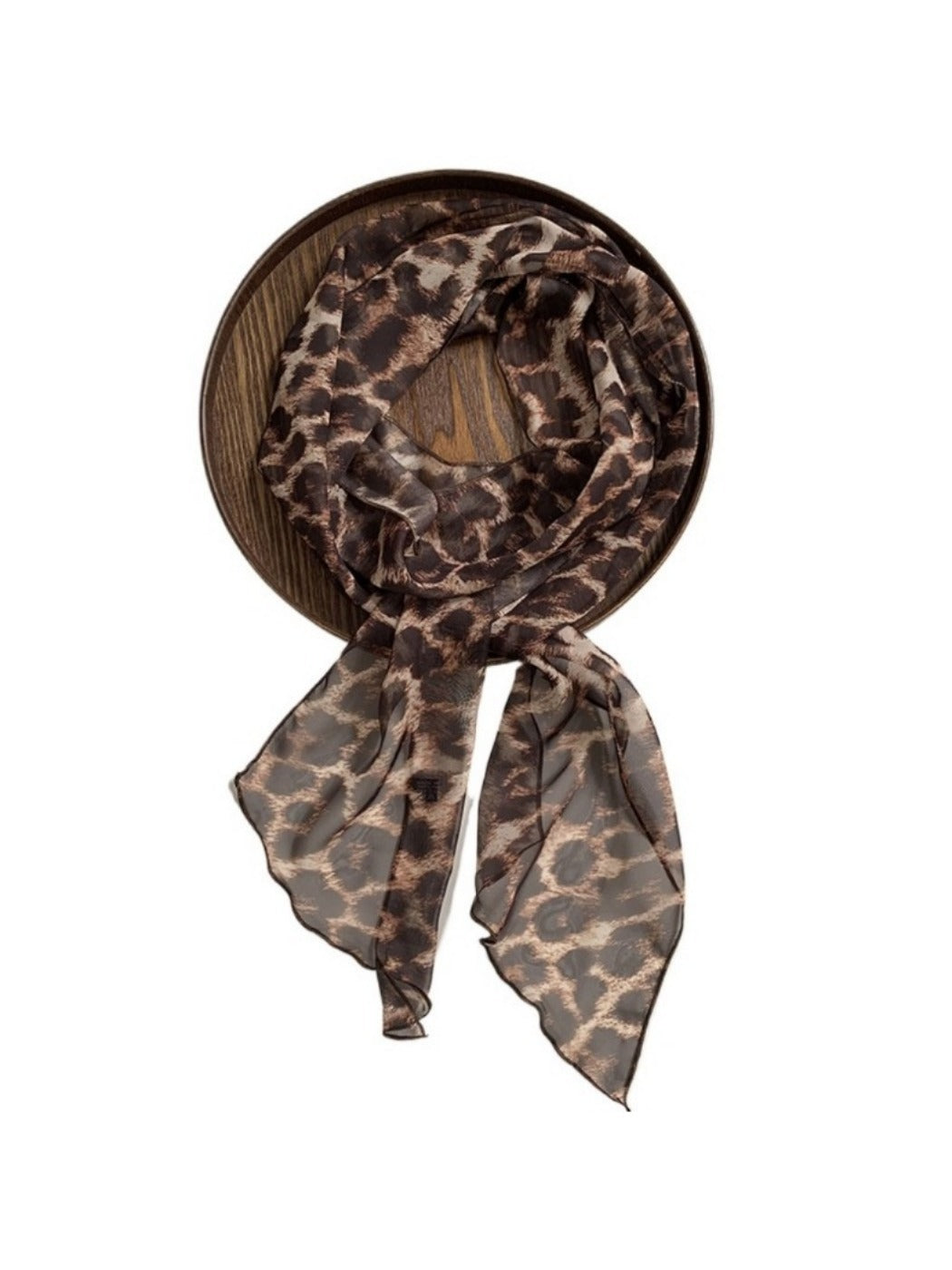 Scarvii - Lightweight Elegant Leopard Print Scarf