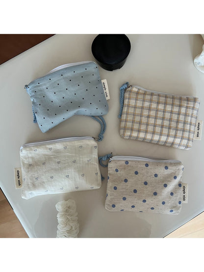 Cosbai - Classic Patterned Zipper Coin Purse