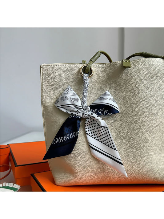Koco Elegant Bow Bag Charm showing bow detail and ribbon detail