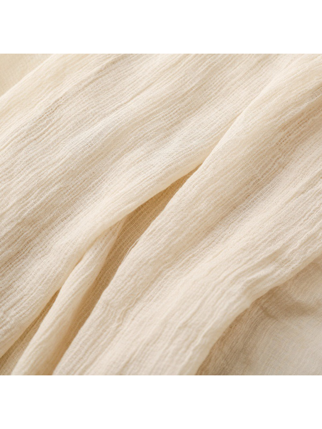 Scarvii - Light Crinkled Texture Tassel Edge Scarf