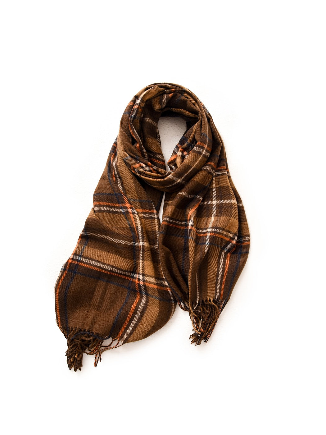 Scarvii - Classic Tartan Plaid Fringed Winter Scarf