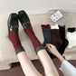 Rufia - Colorblock Rolled Cuff Mid-Calf Socks