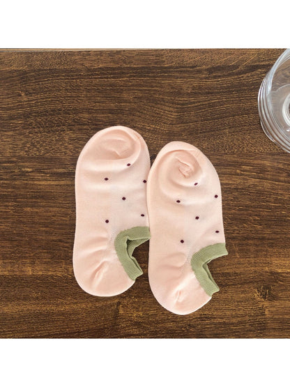 Rufia - Playful Dot Pattern Low Ankle Socks