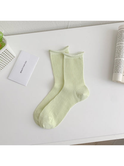 Rufia - Pastel Ribbed Crew Socks product image 8