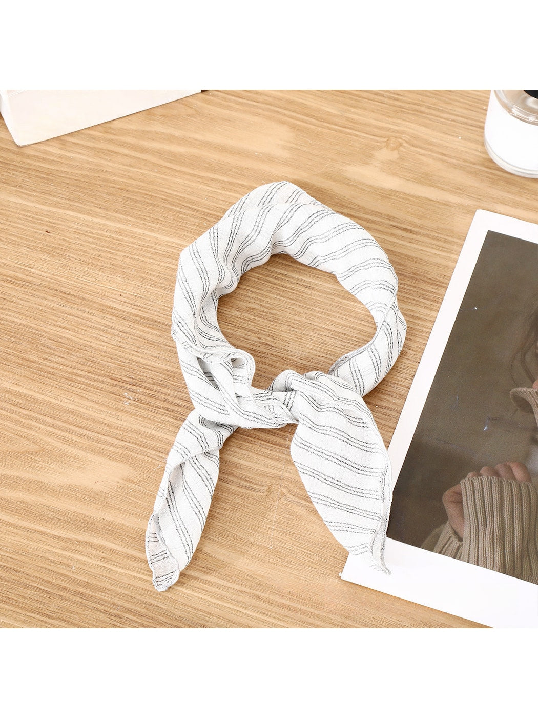 Scarvii - Checked and Striped Everyday Square Scarf