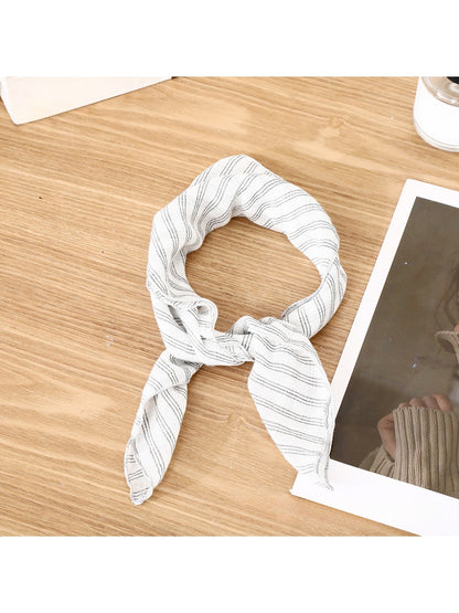 Scarvii - Checked and Striped Everyday Square Scarf