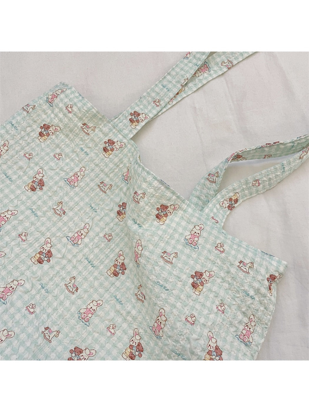 Cosbai - Floral Print Tote Shoulder Bag