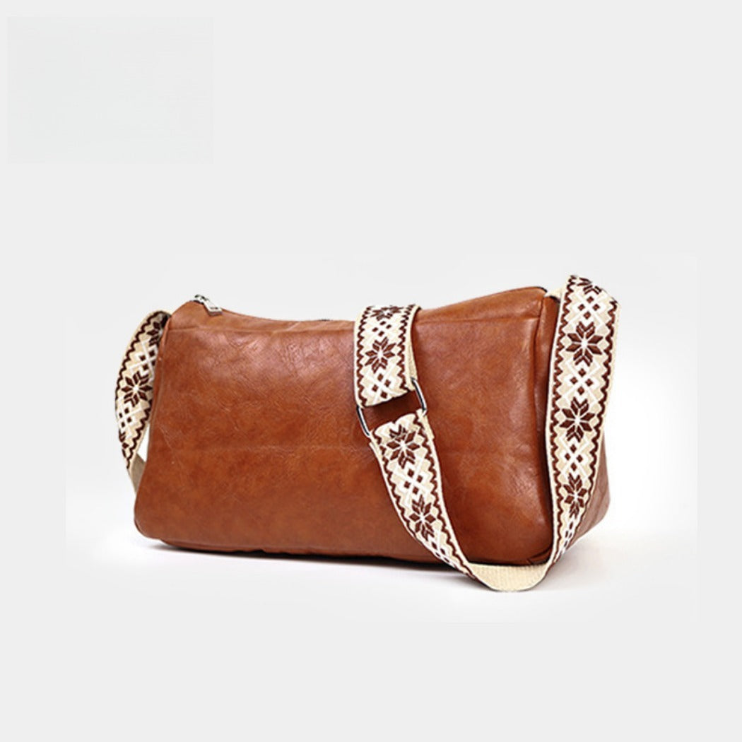 Cosbai - Boho Brown Crossbody Bag - Vintage & Classic