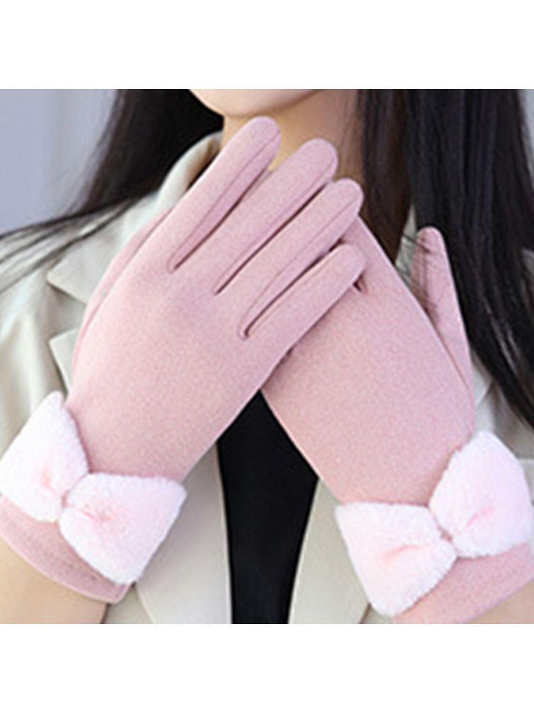 Gloving - Women's Winter Touchscreen Gloves with Bow
