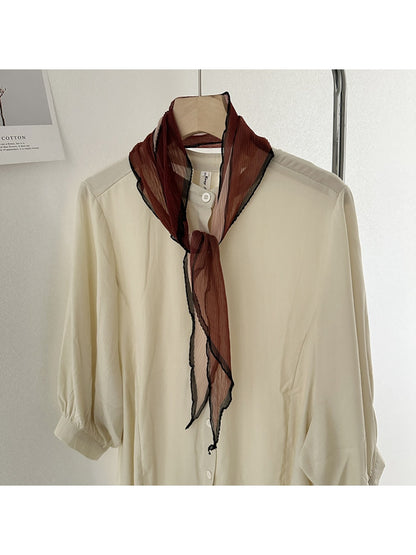 Scarvii - Color Block Triangle Scarf