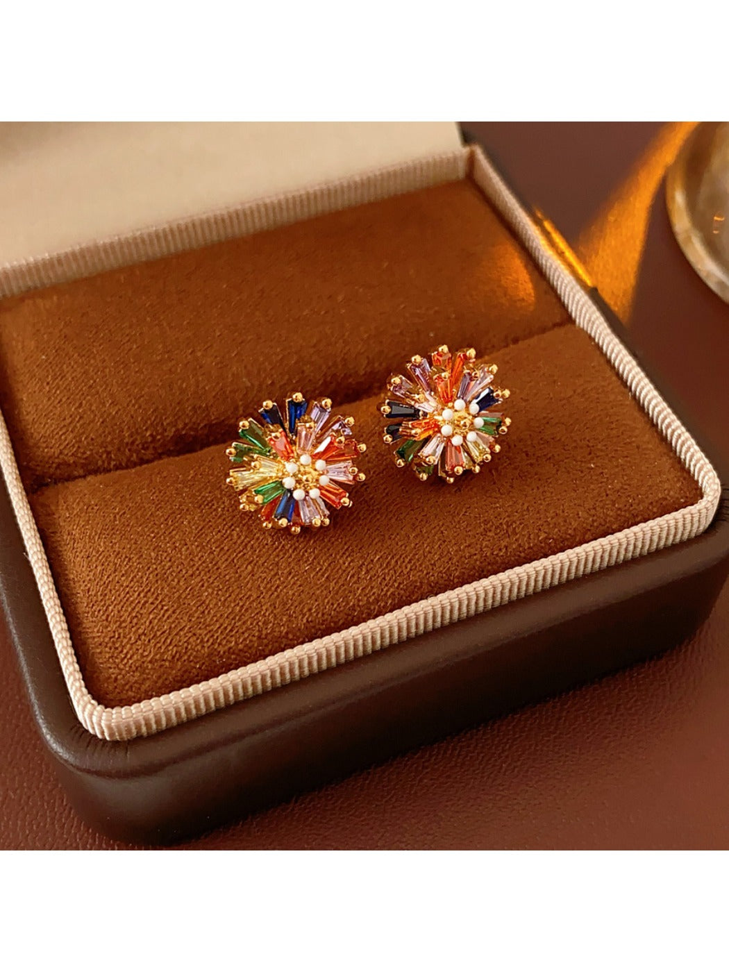Earwish – Colorful Flower Studs Earrings
