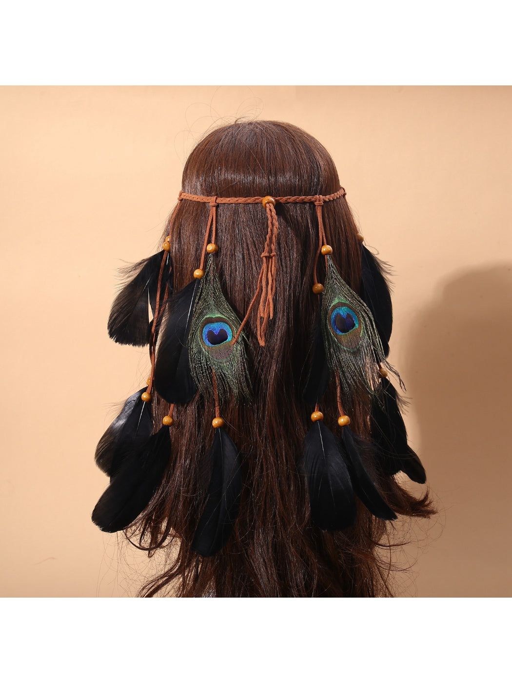 Hairish - Boho Bright Feather Hair Headpiece