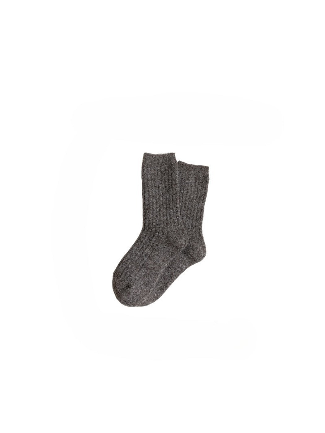 Rufia - Fuzzy Ribbed Cozy Crew Socks