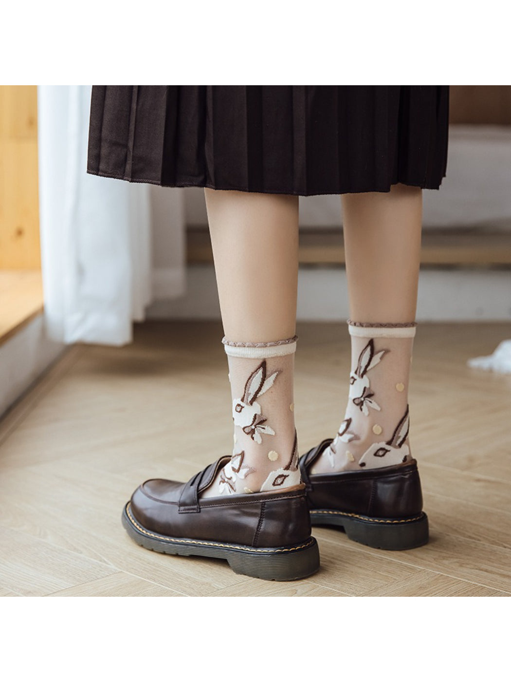 Rufia - Mesh Pattern Crew Socks product image 7