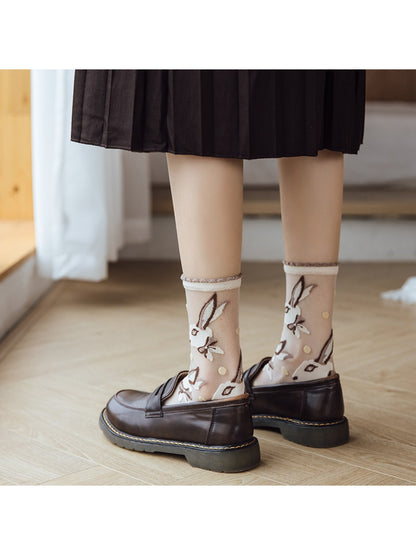 Rufia - Mesh Pattern Crew Socks product image 7