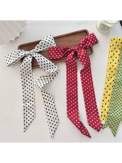 Scarvii - Polka Dot Skinny Scarf