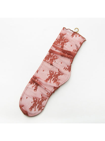 Rufia - Romantic Sheer Lace Crew Socks product image 5