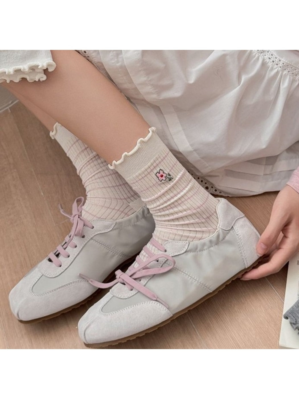 Rufia - Simple Daily Wear Women's Crew Socks