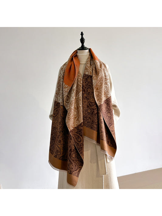 Scarvii – Vintage Paisley Pattern Winter Scarf & Shawl