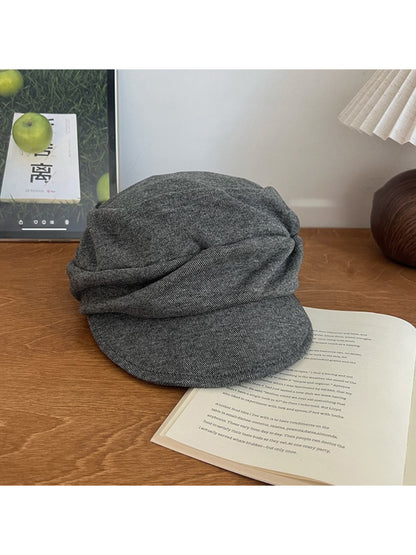 Haila - Soft Crown Curved Brim Casual Cap
