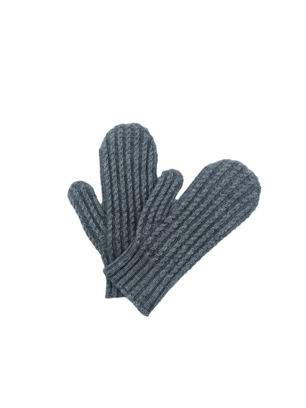 Gloving - Ribbed Knit Winter Mittens