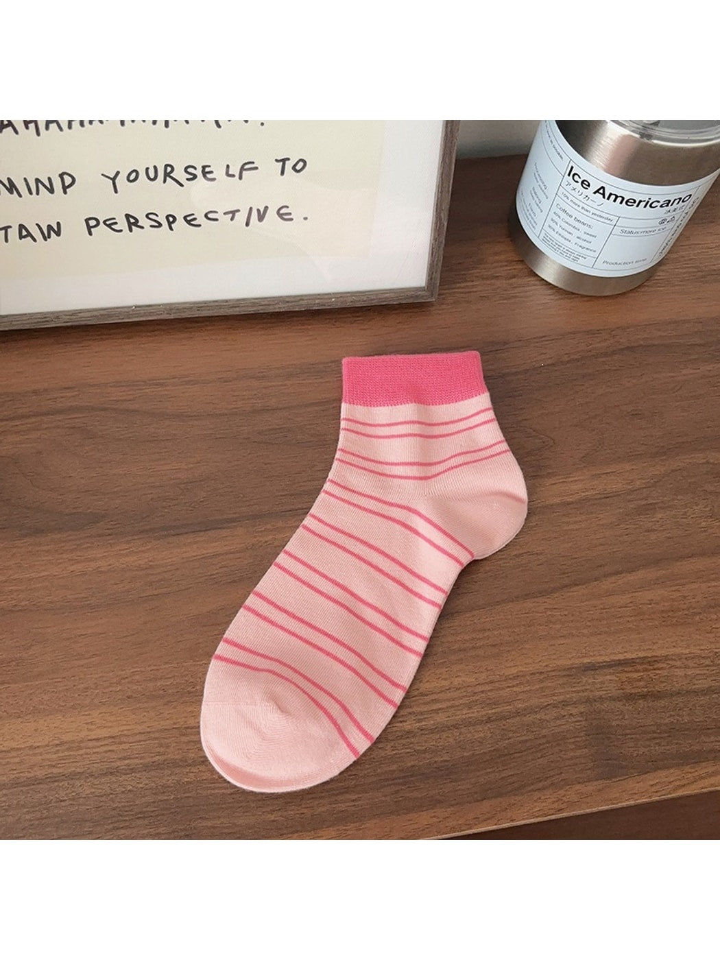 Rufia - Classic Striped Casual Ankle Socks
