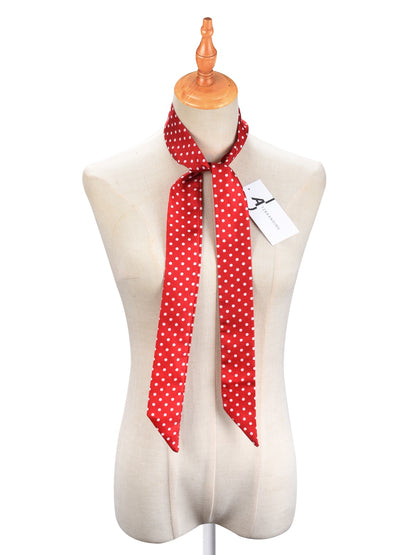 Scarvii - Polka Dot Skinny Scarf