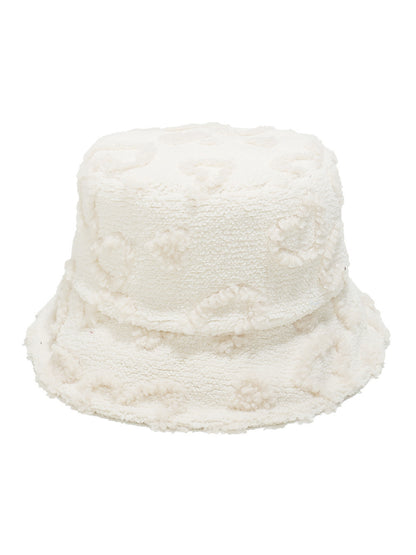 Haila Leopard Texture Fuzzy Bucket Hat