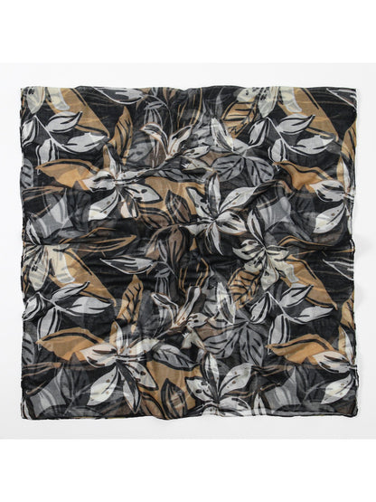 Scarvii – Spring Leaf Print Lightweight Scarf