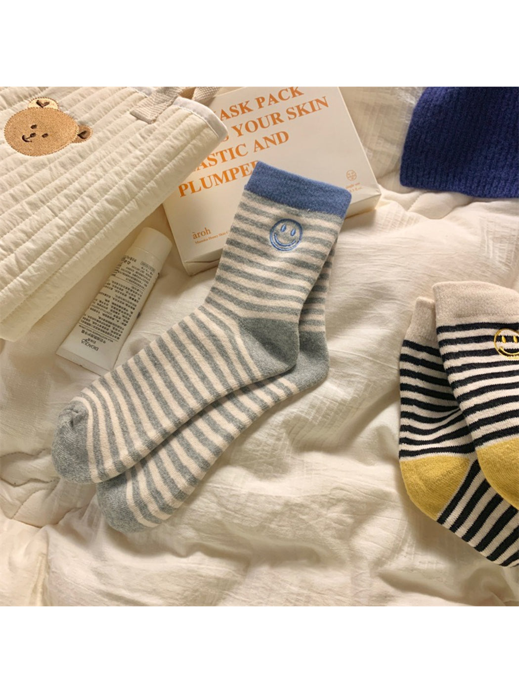 Rufia - Color Pop Smiley Socks