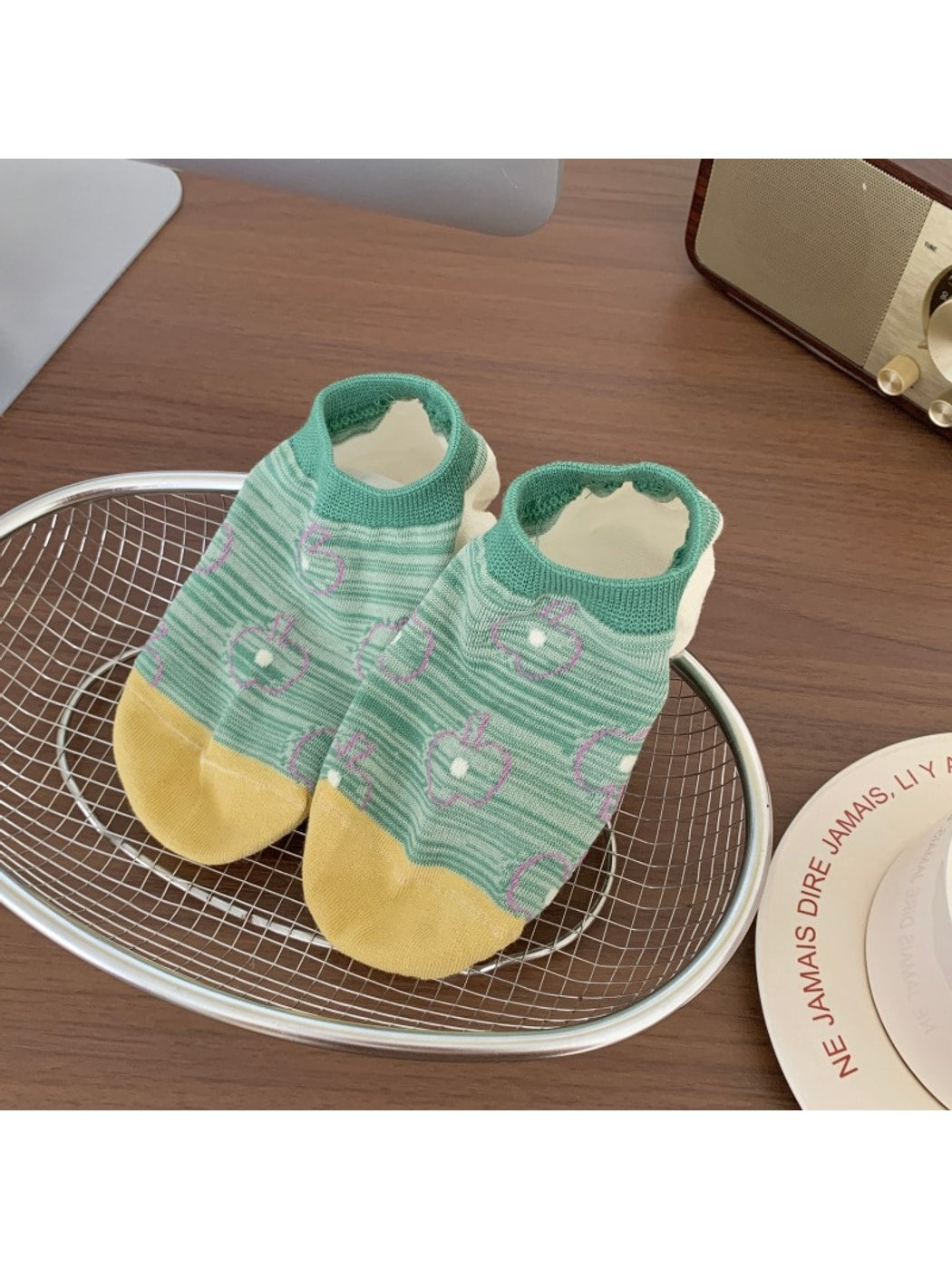 Rufia - Cute Vibrant Pattern Low Ankle Socks