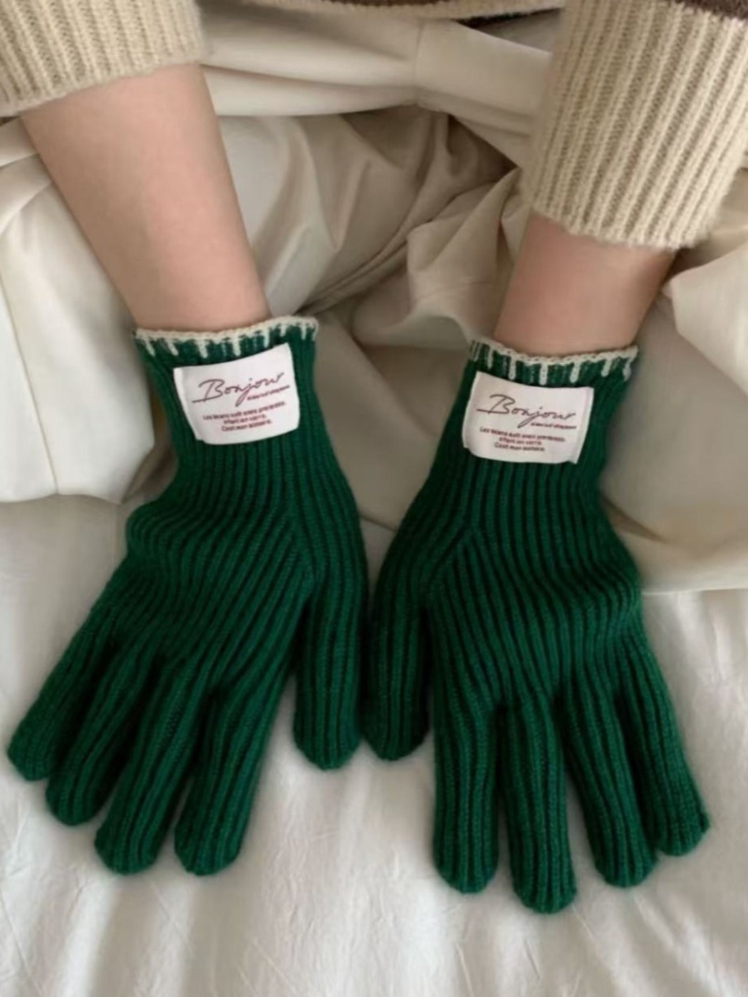 Gloving - Full-Cover Knitted Gloves - Touchscreen Compatible