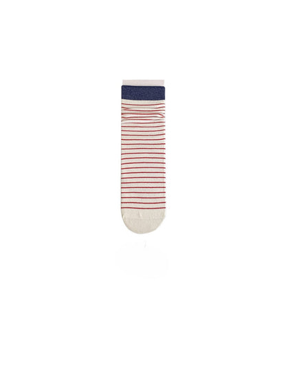 Rufia - Color Block Striped Crew Socks